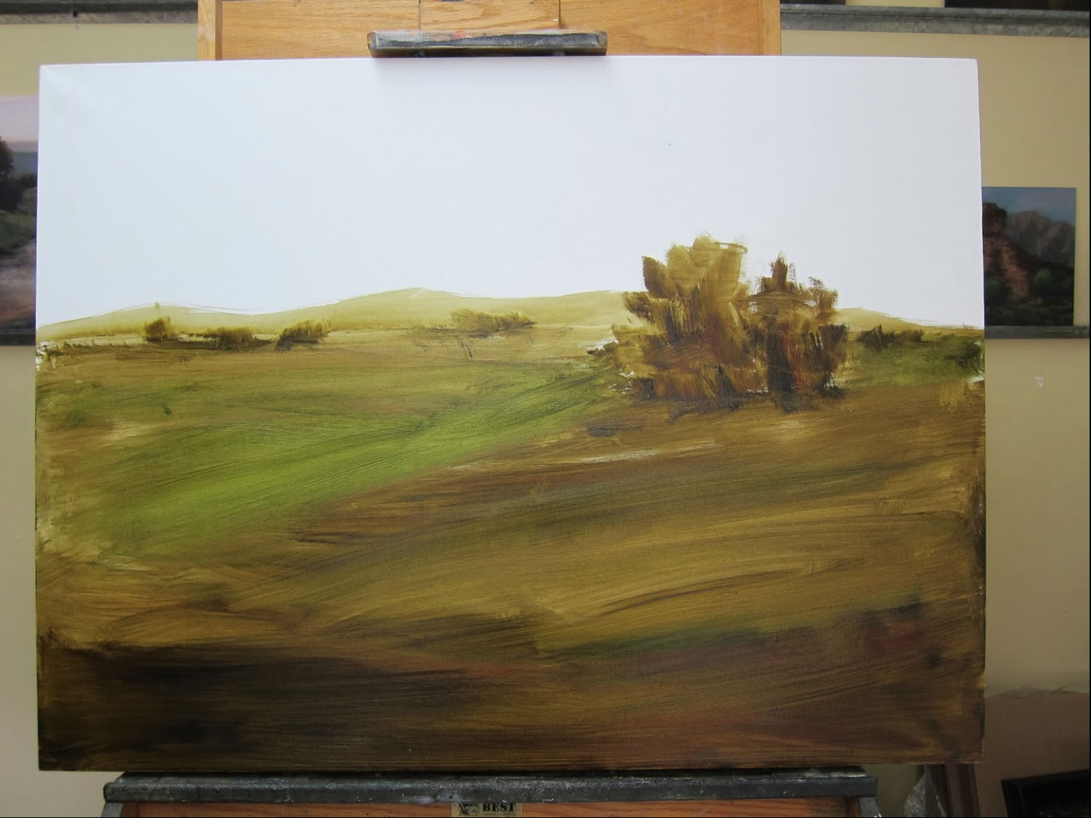 "Autumn Field" An Oil Painting Demonstration•Art