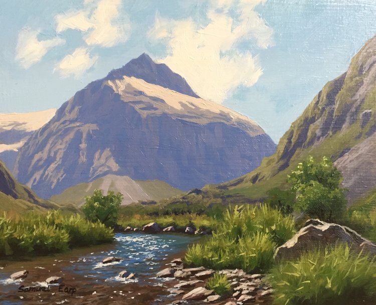 How to Paint a Mountain Landscape - A Step by Step Guide•Art