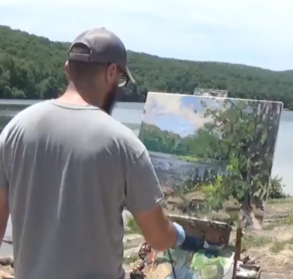 plein air painting for beginners with Kyle Buckland