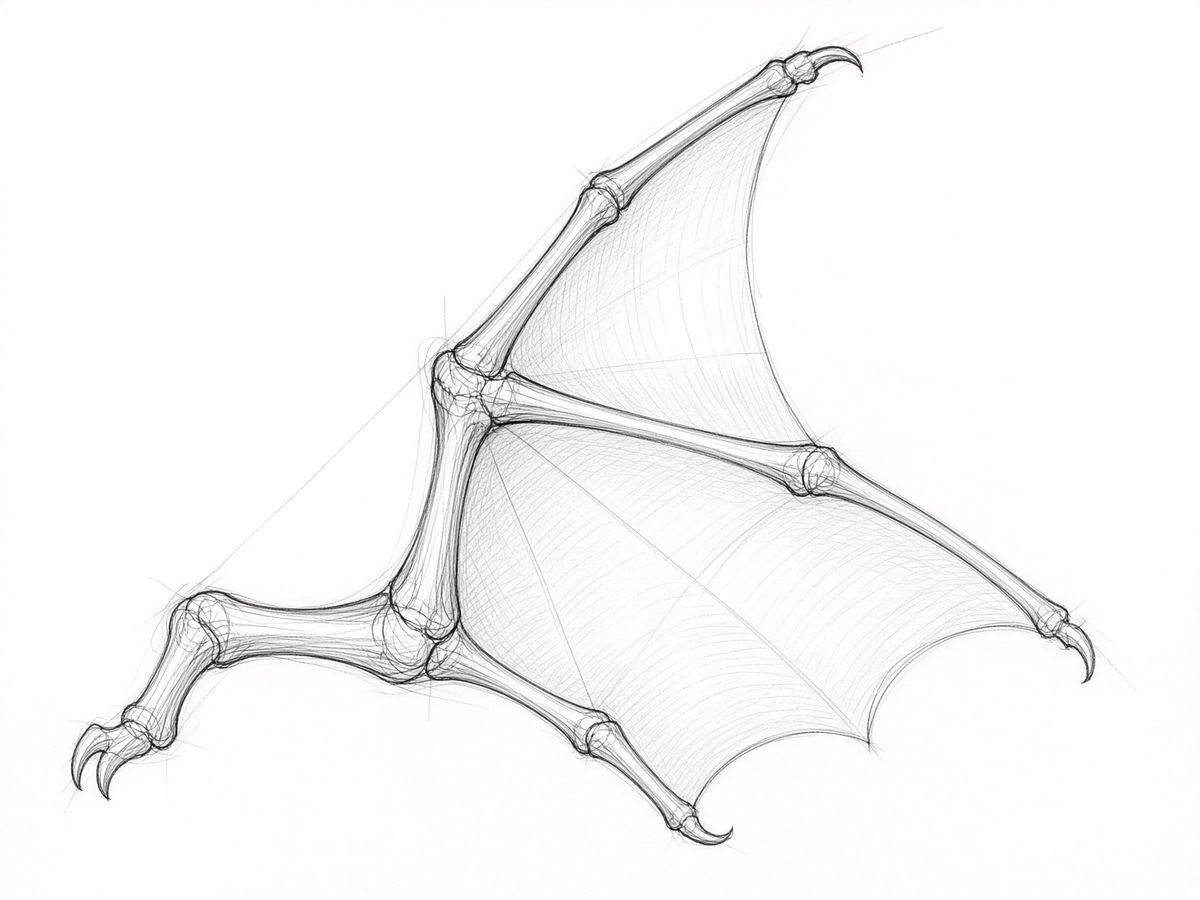 how to draw dragon wings step by step