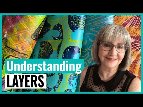 Gelli Plate Printing with Layers