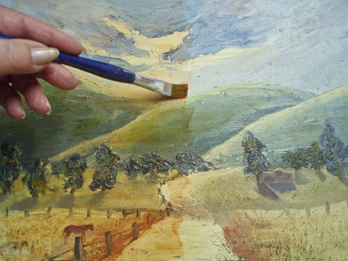 how to glaze with oil paint