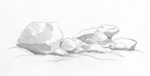 Rock Drawing Lesson 4