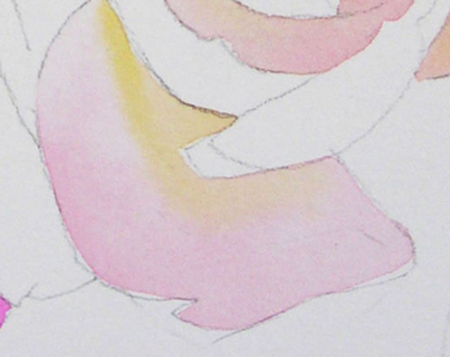 Watercolor Rose Tutorial 3