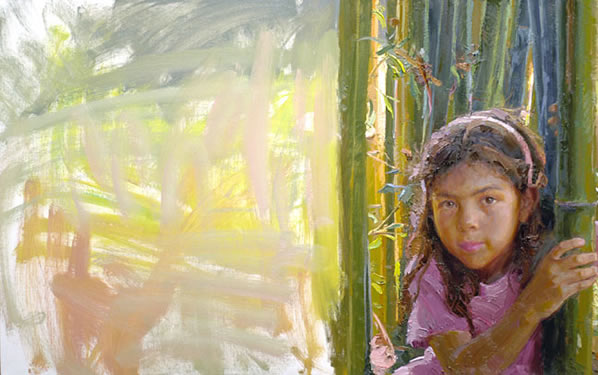 Oil Portrait Painting demonstration Image