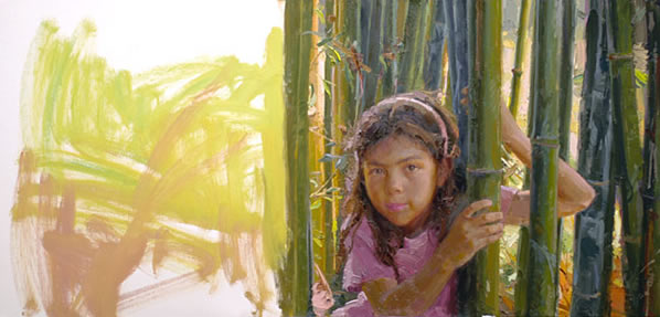 Oil Portrait Painting demo Image