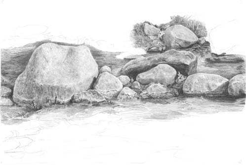 Rock Drawing Lesson 10