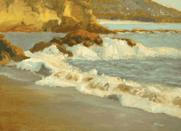 Brian Oliver Seascape Painting Final