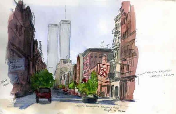 Watercolor Painting Demonstration Image 1