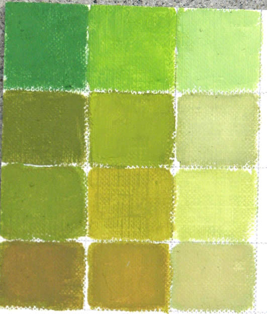 Painting Lesson - How To Mix an Endless Amount of Greens