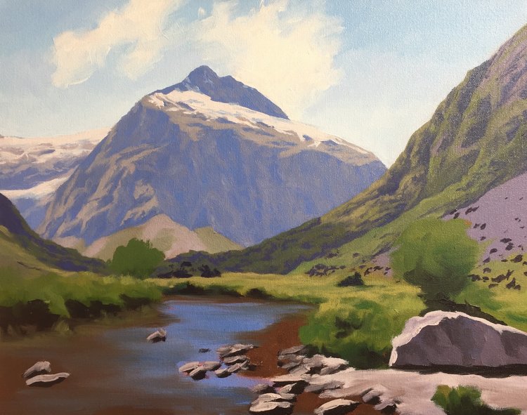 How To Paint A Mountain Landscape A Step By Step Guide Art Instruction Blog